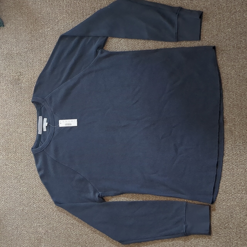 NEW Wallace & Barnes Honeycomb Stitch Thermal Long Sleeve Shirt